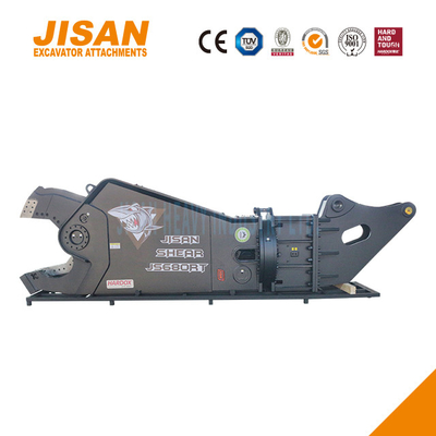 Gunting hidraulik untuk memotong dan memulihkan bahan bekas di situs pembongkaran industri dengan rotasi 360 derajat