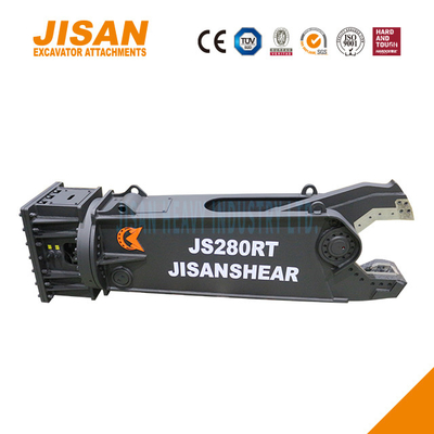 JS800RT Excavator Metal Shears Ideal Untuk Potongan Baja Tugas Berat Dengan Pemasangan Lengan 80-110 Ton