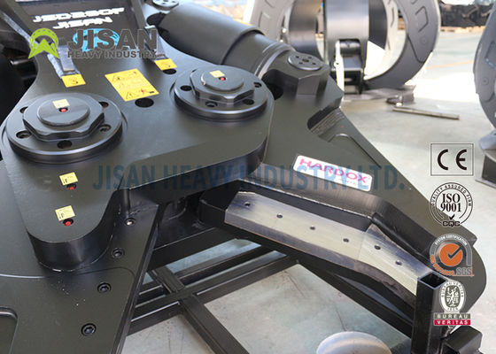 Gunting Logam Ekskavator JISAN Dengan Motor Rotasi Hidrolik 360 Derajat Kekuatan Kuat Dan Daya Tahan Lama