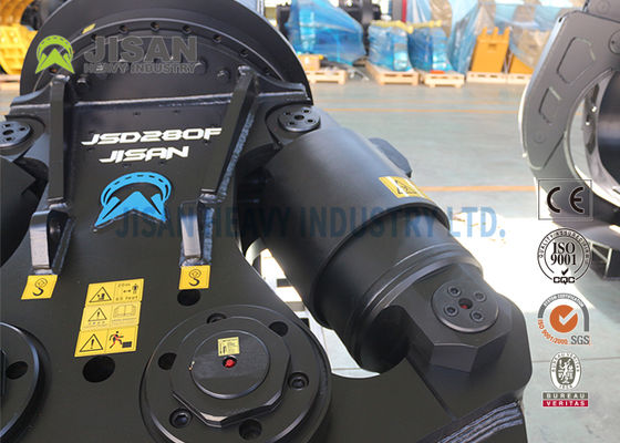 Gunting Logam Ekskavator JISAN Dengan Motor Rotasi Hidrolik 360 Derajat Kekuatan Kuat Dan Daya Tahan Lama