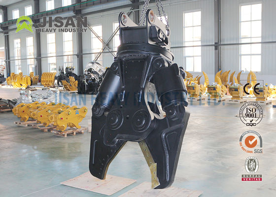 Gunting Logam Ekskavator JISAN Dengan Motor Rotasi Hidrolik 360 Derajat Kekuatan Kuat Dan Daya Tahan Lama