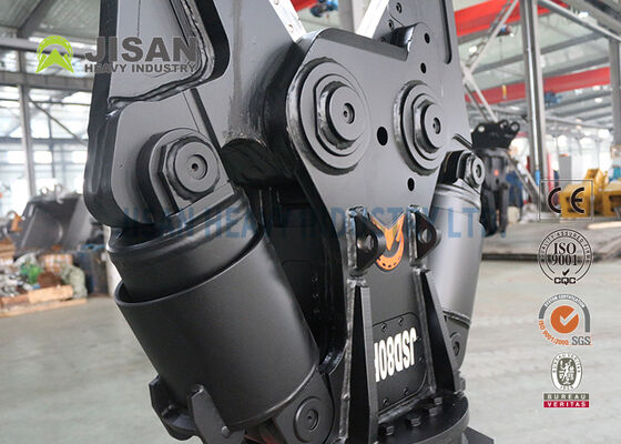 Mesin penggali pisau gunting logam dengan putaran hidraulik 360 derajat dan pisau yang bisa diganti untuk operasi pembongkaran dan daur ulang