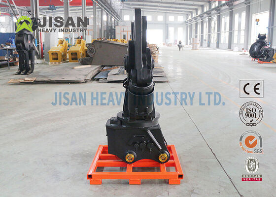 Mesin penggali pisau gunting logam dengan putaran hidraulik 360 derajat dan pisau yang bisa diganti untuk operasi pembongkaran dan daur ulang