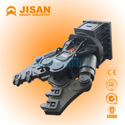 Gunting logam penggali tahan lama yang dirancang untuk penggali 3 sampai 40 ton dengan pembukaan rahang yang luas dan waktu siklus cepat untuk pemotongan logam