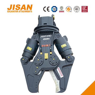 Gunting logam penggali tahan lama yang dirancang untuk penggali 3 sampai 40 ton dengan pembukaan rahang yang luas dan waktu siklus cepat untuk pemotongan logam