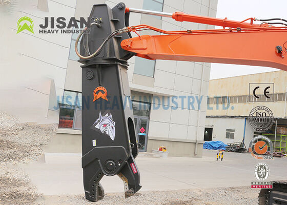 Pengikat Gunting Hidraulik Untuk Excavator Kondisi Baru Scrap Metal Demolition Shear Motor CE Sertifikasi Untuk 40 Ton Excavator