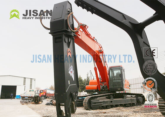 Pengikat Gunting Hidraulik Untuk Excavator Kondisi Baru Scrap Metal Demolition Shear Motor CE Sertifikasi Untuk 40 Ton Excavator
