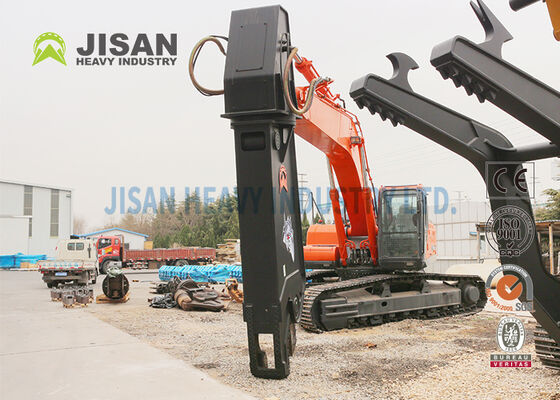 Pengikat Gunting Hidraulik Untuk Excavator Kondisi Baru Scrap Metal Demolition Shear Motor CE Sertifikasi Untuk 40 Ton Excavator