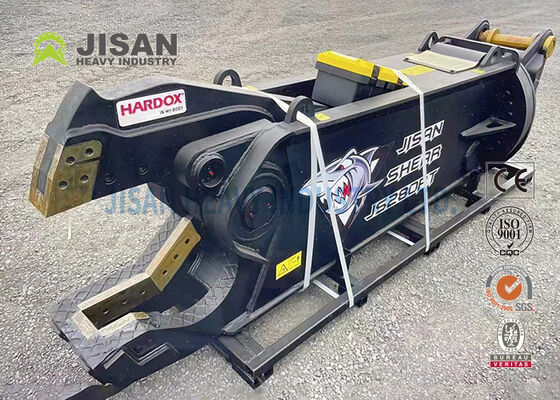 Pengikat Gunting Hidraulik Untuk Excavator Kondisi Baru Scrap Metal Demolition Shear Motor CE Sertifikasi Untuk 40 Ton Excavator