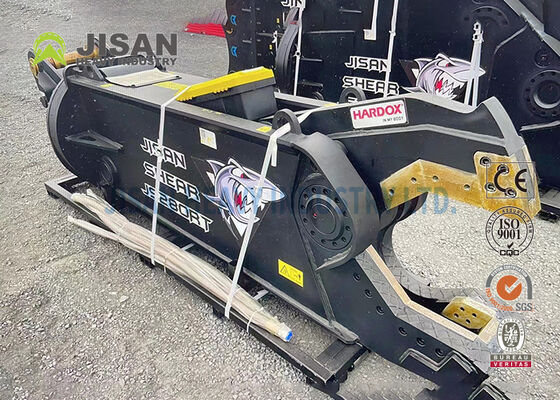 Pengikat Gunting Hidraulik Untuk Excavator Kondisi Baru Scrap Metal Demolition Shear Motor CE Sertifikasi Untuk 40 Ton Excavator