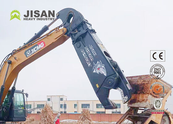 Pengikat Gunting Hidraulik Untuk Excavator Kondisi Baru Scrap Metal Demolition Shear Motor CE Sertifikasi Untuk 40 Ton Excavator