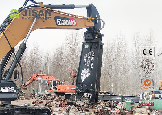 Pengikat Gunting Hidraulik Untuk Excavator Kondisi Baru Scrap Metal Demolition Shear Motor CE Sertifikasi Untuk 40 Ton Excavator