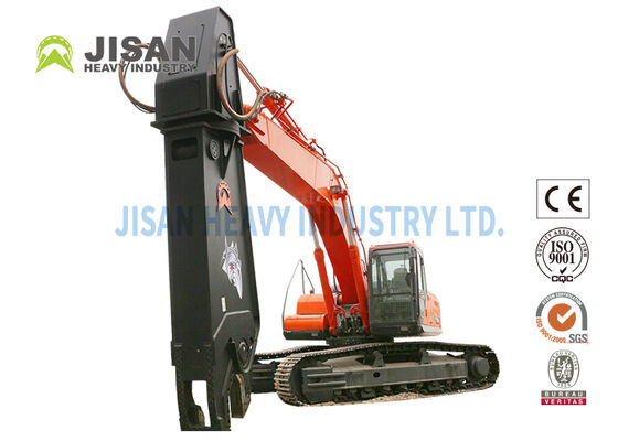 Gunting Logam Ekskavator Baja Tahan Aus Hardox 450 dengan Rotasi 360 Derajat untuk Pemasangan Lengan 40-50 Ton