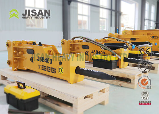 JSB4500 Excavator Rock Breaker OEM Logo Disesuaikan Hydraulic Hammer 36-45 Ton Excavator