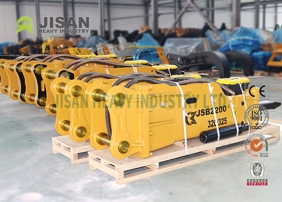JSB4500 Excavator Rock Breaker OEM Logo Disesuaikan Hydraulic Hammer 36-45 Ton Excavator