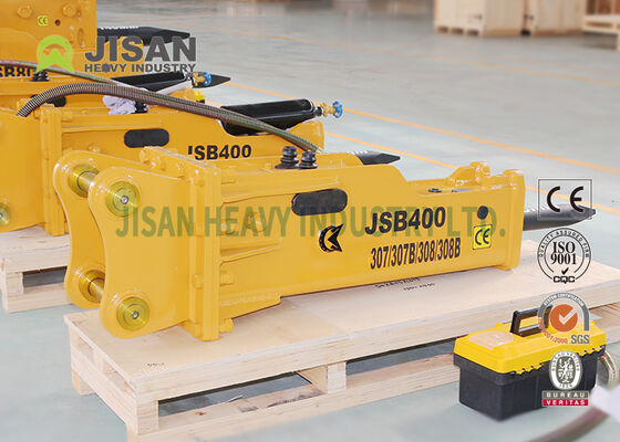 JSB4500 Excavator Rock Breaker OEM Logo Disesuaikan Hydraulic Hammer 36-45 Ton Excavator