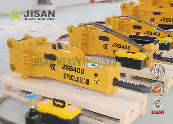 JSB4500 Excavator Rock Breaker OEM Logo Disesuaikan Hydraulic Hammer 36-45 Ton Excavator