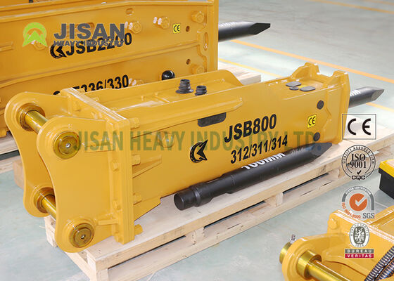 JSB4500 Excavator Rock Breaker OEM Logo Disesuaikan Hydraulic Hammer 36-45 Ton Excavator