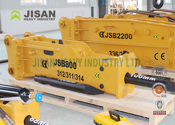 JSB4500 Excavator Rock Breaker OEM Logo Disesuaikan Hydraulic Hammer 36-45 Ton Excavator