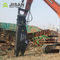 Excavator Attachment Hydraulic Demolition Shear Untuk Pembongkaran Kendaraan Limbah