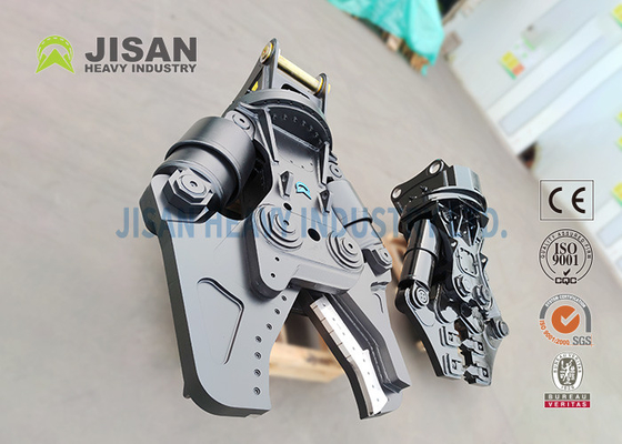 Geser Logam Scrap Seluler 20ton 30ton Excavator Demolition Shear