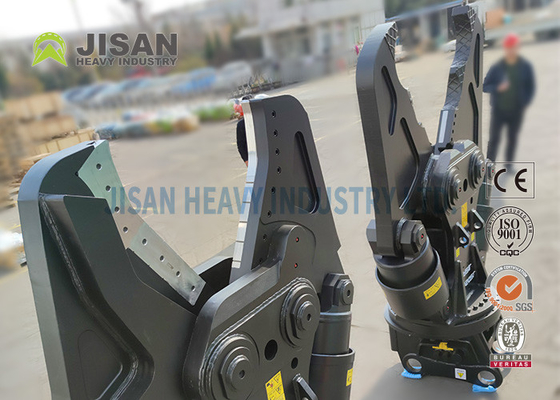 Geser Logam Scrap Seluler 20ton 30ton Excavator Demolition Shear