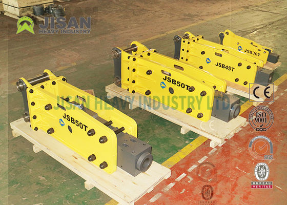 30-40 Ton Excavator Rock Breaker Hammer Chisel 155mm Untuk PC300 PC400