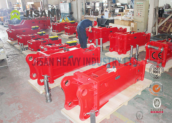 Sb40 Rock Breaker Excavator Silenced Hydraulic Jack Hammer Dengan Pahat 68mm
