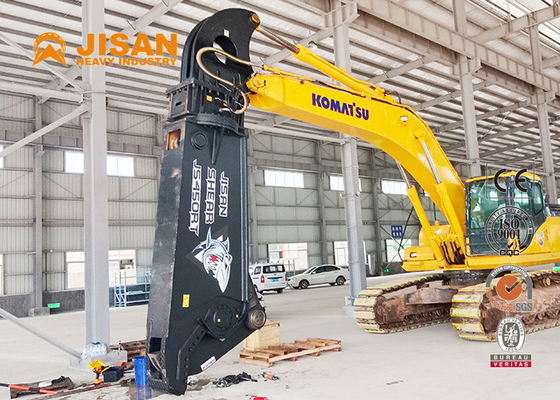 Membongkar Kapal Kontainer Terbengkalai Hidrolik Rotating Pulverizer Untuk Excavator