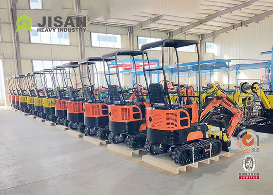 Mesin Penggali 0,8ton 800kg Ekskavator Mini Kecil Untuk Penggunaan Taman
