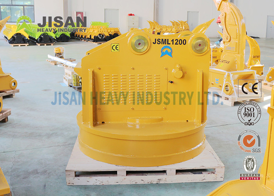 Round Type Steel Scrap Lifting Magnet Ripper Untuk Lampiran Derek Atau Ekskavator