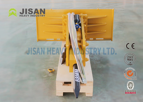 Side Top Silence Type Skid Steer Loader Hydraulic Breaker Untuk Excavator Backhoe