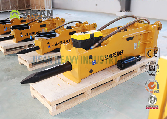 Tingkat Kebisingan 95DBA Heavy Duty Excavator Rock Breaker Untuk Pekerjaan Pertambangan / Konstruksi