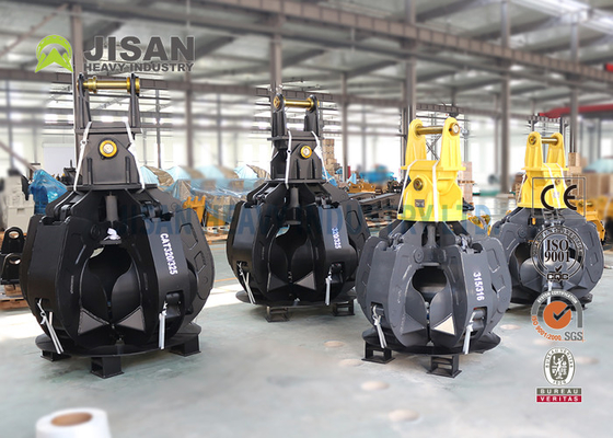 Sistem Hidraulik Efisiensi Tinggi Excavator Grapple Pegangan Kuat
