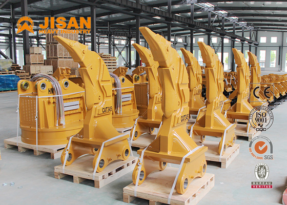 Forging Excavator Ripper Shank Dengan Perawatan Permukaan Yang Dikeraskan Dan Dikeraskan