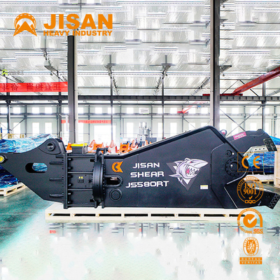 Mobile Scrap Metal Crusher Pembongkaran Geser Untuk Ekskavator 60 Ton