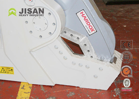 Pembongkaran Industri Baja Tahan Pakai 620mm Pembukaan Hidrolik Excavator Stump Metal Shears Attachment