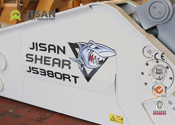360 Derajat Rotasi Hidrolik Scrap Metal Sheet Cutting Shear Untuk Excavator