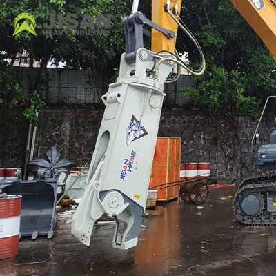 Scrap Shear Beton Berputar Hidraulik Silinder Tunggal Untuk Excavator